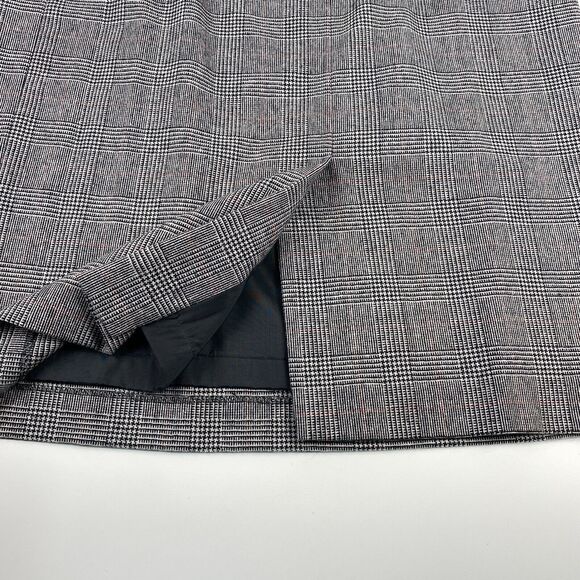 La Suit Petite Skirt Set Womens Sz 12 Black Red Plaid Wool Blend 80s VTG 2pc - Picture 15 of 15